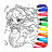 icon Mermaids Coloring(Mermaid Coloring: Mermaid games) 2.0101