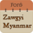 icon Zawgyi Myanmar Fonts Free(Zawgyi Myanmar Lettertypen) 14.0