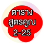 icon ตารางสูตรคูณ แม่ 2-25 (แม่ 2-25
)