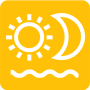 icon Calendar - Sun & Moon (Kalender - Zon maan)
