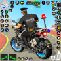 icon Police Moto Bike Chase Crime (Politie Moto Bike Achtervolging Misdaad)