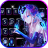 icon Neon Butterfly Girl(Neon Butterfly Girl Keyboard Background
) 1.0