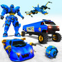 icon Police Robot Car Transform War (Politie Robot Car Transform War
)