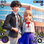 icon High School Girl Games(High School Love Anime Games)