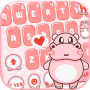 icon Pink Cute Hippo(Pink Schattig Hippo Thema
)