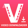 icon freevideodownloader.downloader.oneclickedownloader(All Video Downloader 2021
)