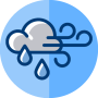 icon Rain and Wind Map(Regen- en windkaart: regen radar
)