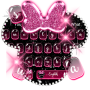 icon Pink Diamond Mouse Glitter Bow Keyboard(Pink Diamond Mouse Glitter Bow Keyboard Theme)