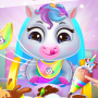 icon Cute Unicorn Daycare Toy Phone(Baby Unicorn Care Game)