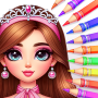 icon Princess Girl Coloring Games (Princess Girl Kleurspellen)