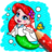 icon Glitter mermaid coloring(Zeemeermin kleuren voor kinderen) 1.9