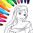 icon Prinses kleur spel(Princess Coloring Game) 18.0.6