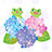icon Hydrangeas and Frogs(Bloemenbehang Hydrangea's en kikkers Thema
) 1.0.0