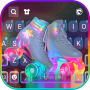 icon Neon Skates Keyboard Backgroun (Neon Skates Toetsenbord Backgroun)
