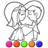 icon Wedding Glitter Coloring Book(Princess Wedding Coloring Game) 29