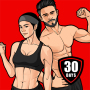 icon 30 Day Fitness(30 dagen training Uitdagingsgids
)
