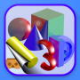 icon Simple 3D Shapes Objects Games(Eenvoudige 3D-vormen Object Spellen)