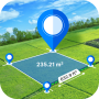 icon Distance & Land Area Measure (Afstand en landoppervlak Meet)