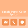 icon Simple Pastel Color Apricot(Simple Pastel Color (Apricot)