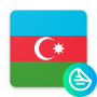 icon Azerbaijan Stickers (Azerbeidzjan Stickers)