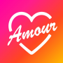 icon Amour(Lamour: Live Chat Vrienden maken)