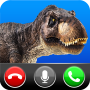 icon Fake call from Dinosaur World- Jurassic game (Nepoproep van Dinosaur World - Jurassic-game
)