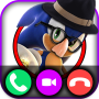 icon Fake Sonic Videollamada, llamada y chat(Broma Sonic Llamada, Videollamada y Chat!
)