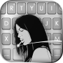 icon Smoking Girl Live Keyboard Background (Smoking Girl Live Keyboard Background
)
