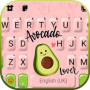 icon Avocado Lover Keyboard Background (Avocado Lover Toetsenbord Achtergrond
)