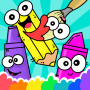 icon Coloring game for children (voor kinderen
)