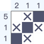 icon Nonogram(Nonogram - afbeelding cross game)
