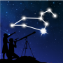 icon Night Sky Map: Sky Map View (Nachtelijke hemelkaart: Sky Map View)