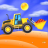 icon Build Kids Truck Repair Wash Puzzle Learning game(voorschoolse peuters rijdende vrachtwagens service voor baby) 2.4