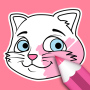icon Cat Coloring Pages()