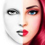 icon Download book: Grayscale MakeUp Face Charts(Download en kleur: Grijswaarden Make-up Gezichtsgrafieken
)