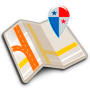 icon Map of Panama offline(Kaart van Panama offline)
