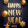 icon Happy New Year 2021(Gelukkig nieuwjaar 2021 Foto-editor fotolijst 2021
)