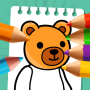 icon com.astralwirestudio.forestanimalcolorbook(Kids Coloring Kids Drawing
)