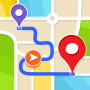 icon GPS Navigation, Map Directions (GPS-navigatie, kaartaanwijzingen)