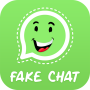 icon fake chat conversation for whatzup(Nep-chatgesprek)
