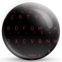 icon Keyboard Theme Flat BlkRed(Keyboard Theme Flat Black Red)