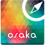icon osaka Map(Osaka Offline Map Guide Vlucht)