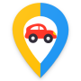 icon Find my parked car - gps, maps (Vind mijn geparkeerde auto - gps, kaarten)