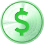 icon Dollar Pie - Play & Earn Money (Dollar Pie - Speel en verdien geld)