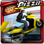 icon Pizza Bike Delivery Boy(Pizza Fiets Bezorger)