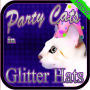 icon partyCatsInGlitterHatsFreeSlots(Party Cats Cat Slots)