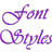 icon Font Styles(Letterstijlen) 3.1