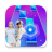 icon Blackpink Piano Kpop(ROSÉ - Zwartroze Pianotegels) 4.0