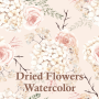 icon Dried Flowers Watercolor(mooie wallpaper Gedroogde bloemen Aquarel Thema
)