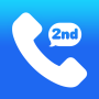 icon 2nd Line - Second Phone Number (2e regel - Tweede telefoonnummer
)